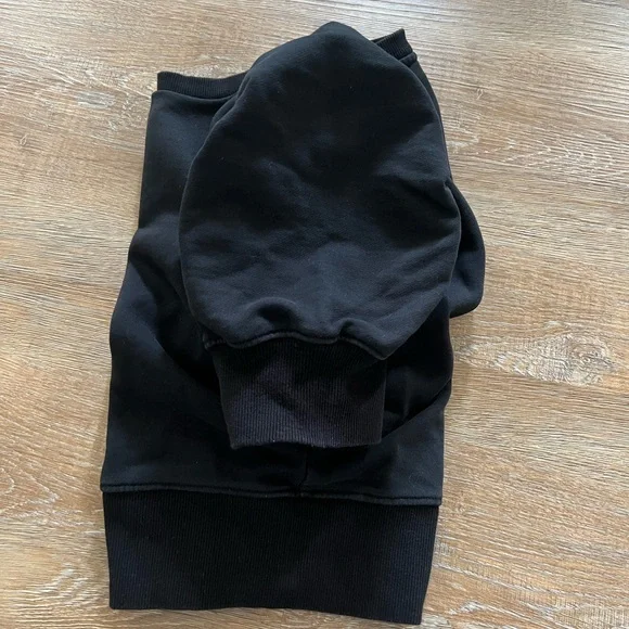 Soldout.nyc Organic Cotton Puff Sleeve Sweatshirt | Black | Womens Medium - Picture 13 of 15